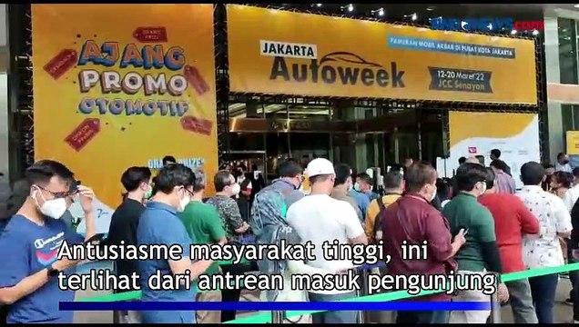 Begini Kondisi Hari Pertama Pembukaan Jakarta Autoweek 2022 di JCC Senayan