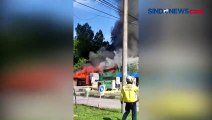 Tabung Gas Meledak, 7 Kios Hangus Terbakar di Kendari, Sulawesi Tenggara