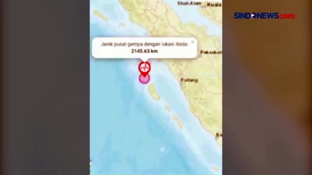 Gempa Magnitudo 6,9 Guncang Nias, Warga Mentawai Mengungsi ke Perbukitan