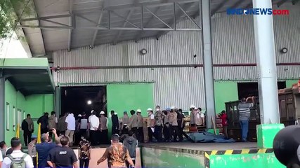 Mendag Lutfi Bersama Kapolri Sidak Pabrik Migor di Marunda Jakarta Utara