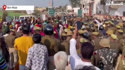 गौतमबुद्धनगर: एनटीपीसी से प्रभावित 24 गांवों के ग्रामीणों ने की महापंचायत