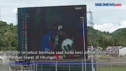Baru Mengaspal 2 Lap, Motor Alex Rins Terbakar