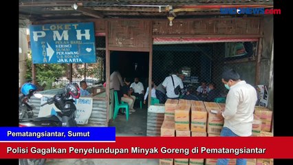 Polisi Gagalkan Penyelundupan Minyak Goreng di Pematangsiantar