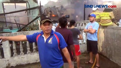 Puluhan Rumah di Cipete Jakarta Terbakar