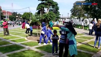 Akhir Pekan, Begini Kondisi Alun-Alun Kota Bogor