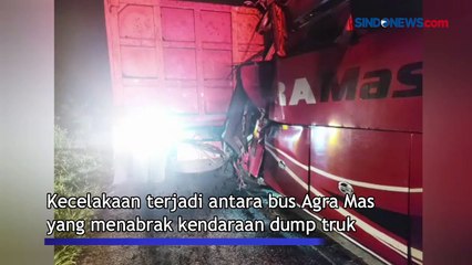 Bus Tabrak Truk di Tol Cipali, 1 Orang Tewas