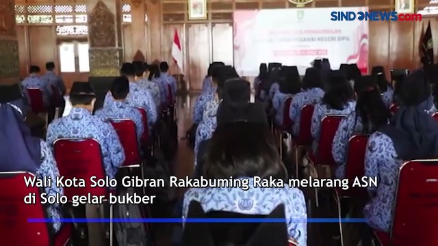 Gibran Larang ASN Buka Puasa Bersama dan Gelar Open House di Solo