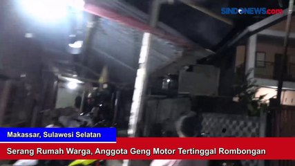 Serang Rumah Warga, Anggota Geng Motor Tertinggal Rombongan, Begini Nasibnya