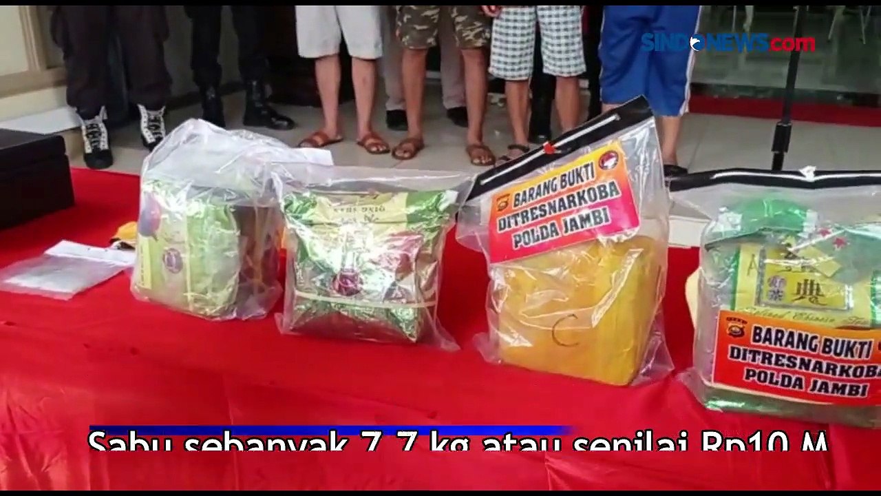 7,7 Kg Sabu Senilai Rp10 M Dimusnahkan Polda Jambi