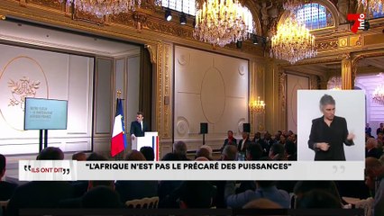 Emmanuel Macron : "L'Afrique n'est pas le précaré des puissances"