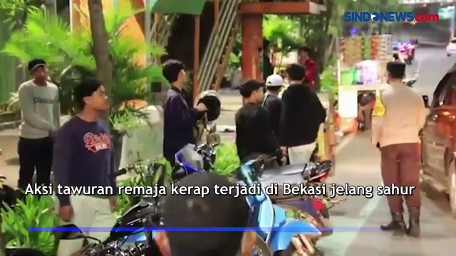 4 Remaja Diamankan usai Tawuran Pakai Sarung Berisi Batu dan Kayu di Bekasi