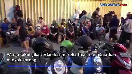 Demi Minyak Goreng Curah, Warga di Ponorogo Rela Antre sejak Subuh