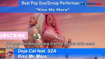 Grammy Awards 2022, Olivia Rodrigo Sabet Artis Pendatang Baru Terbaik, BTS Gagal Boyong Trofi