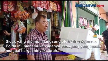 Sidak Pasar, Dirreskrimsus Polda Jambi Temukan Pedagang Jual Minyak Curah Diatas HET