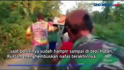 Viral! Kondisi Jalan Buruk Warga Sakit harus Ditandu hingga Meninggal Dunia