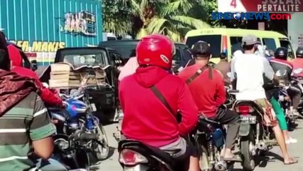 Solar dan Pertalite Langka, Kendaraan Antre BBM Sejak Subuh