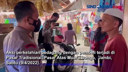 Duel Pedagang dan Pembeli, Korban Tewas Bersimbah Darah