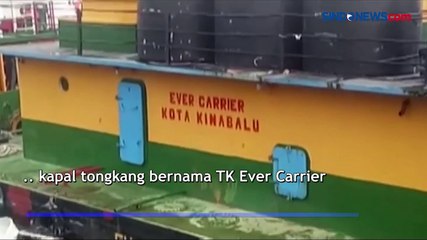 TNI AL Amankan 2 Kapal Malaysia Bawa Ribuan Matrik Liter Minyak Goreng Mentah di Bengkalis