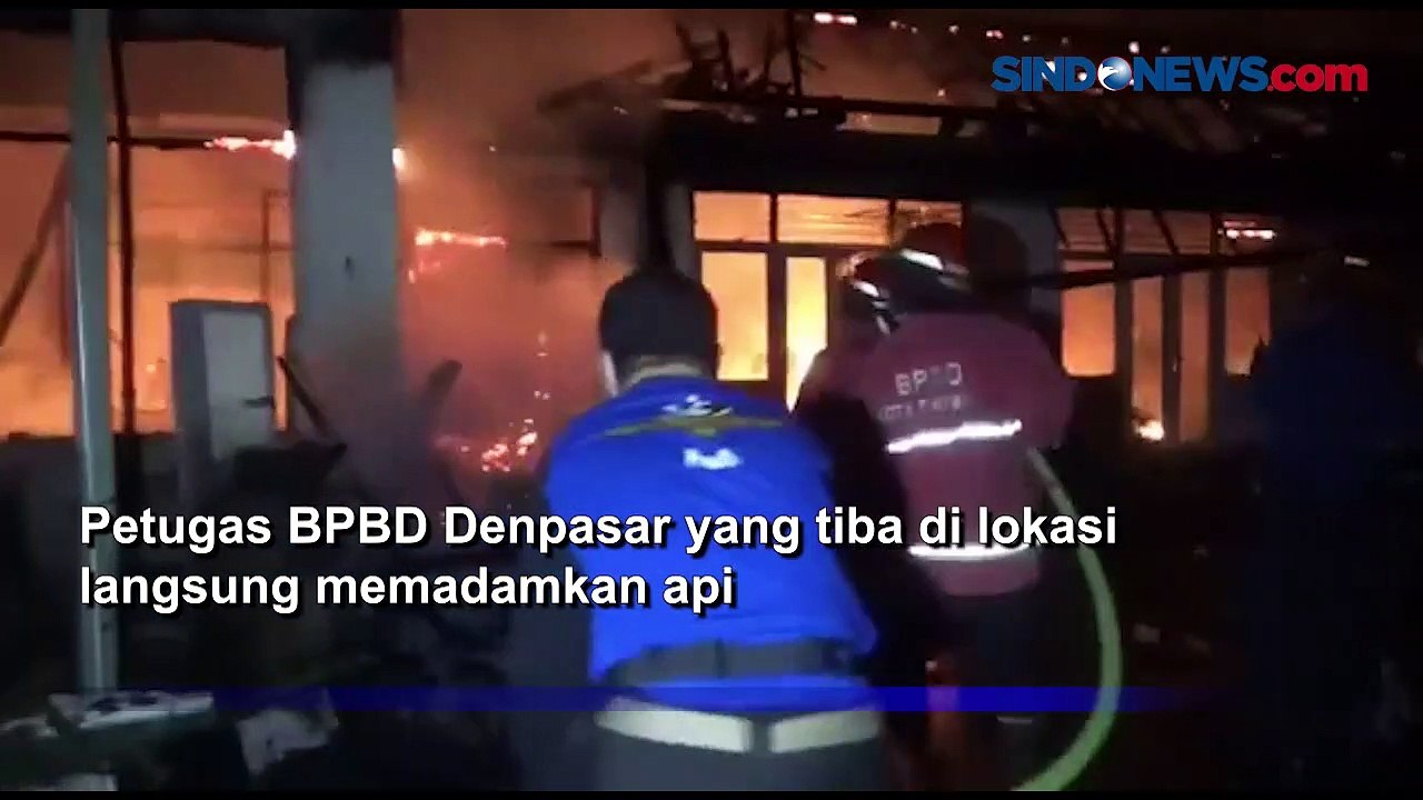Kantor Bapenda Bali Terbakar, Diduga Akibat Korsleting Listrik