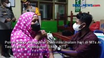 Vaksin Malam Hari Usai Tarawih Disambut Antusias Warga Sikka