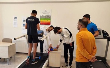 KBÜ Spor Bilimleri Performans Laboratuvarı'ndaki çalışmalar sporcuların gelişimine destek sağlıyor