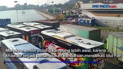 Pelabuhan Merak Ramai, Warga Pilih Mudik Lebih Awal