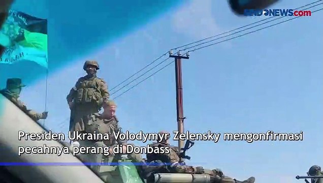 Perang Rusia Ukraina di Donbass Telah Dimulai