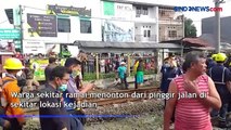 KRL Tabrak Mobil di Depok, Perjalanan Kereta dari Bogor Tertahan