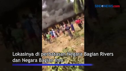 Kilang Minyak Ilegal Meledak 100 Orang Lebih Tewas Terbakar di Nigeria