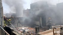 साहुकारपेट में गिफ्ट आइटम्स की दुकान में लगी भीषण आग, 50 लाख का माल जलकर स्वाह