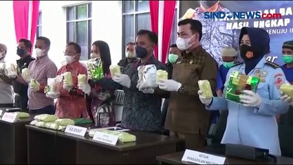 BNNP Sumsel Musnakan Narkoba Miliaran Rupiah