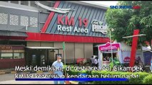 Jelang Lebaran, Rest Area Tol Japek Terlihat Cukup Longgar Pagi Hari