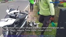 Tabrakan Pemudik Sepeda Motor Vs Mobil di Pangkalanjati, Korban Luka Parah