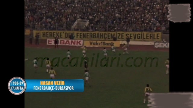 Fenerbahçe 3-1 Bursaspor 11.12.1988 - 1988-1989 Turkish 1st League Matchday 17 (Fenerbahçe's Goals) (Ver. 2)