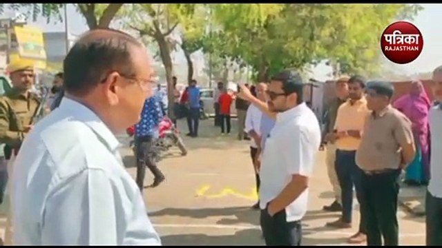 VIDEO : शहर की दीवारों पर बनाई हस्तछाप पेंटिंग, निहारते रहे शहरवासी