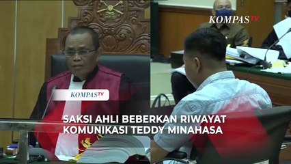 Saksi Ahli Beberkan Riwayat Komunikasi Teddy Minahasa dan Anak Buahnya