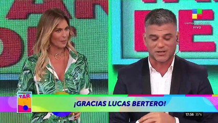 Lucas Bertero se despidió de A La Tarde