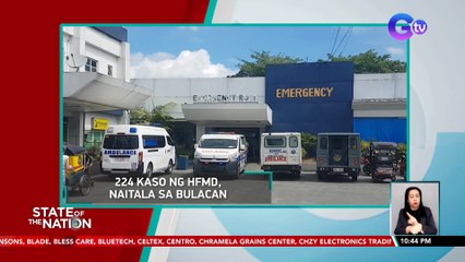224 kaso ng HFMD, naitala sa Bulacan | SONA