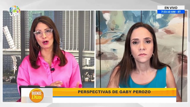 Gaby Perozo ofrece su perspectiva sobre los candidatos inhabilitados a elección primaria