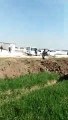 Antakya'da ekili tarlaya konteyner kent kuruluyor; depremzede çiftçiler tepkili