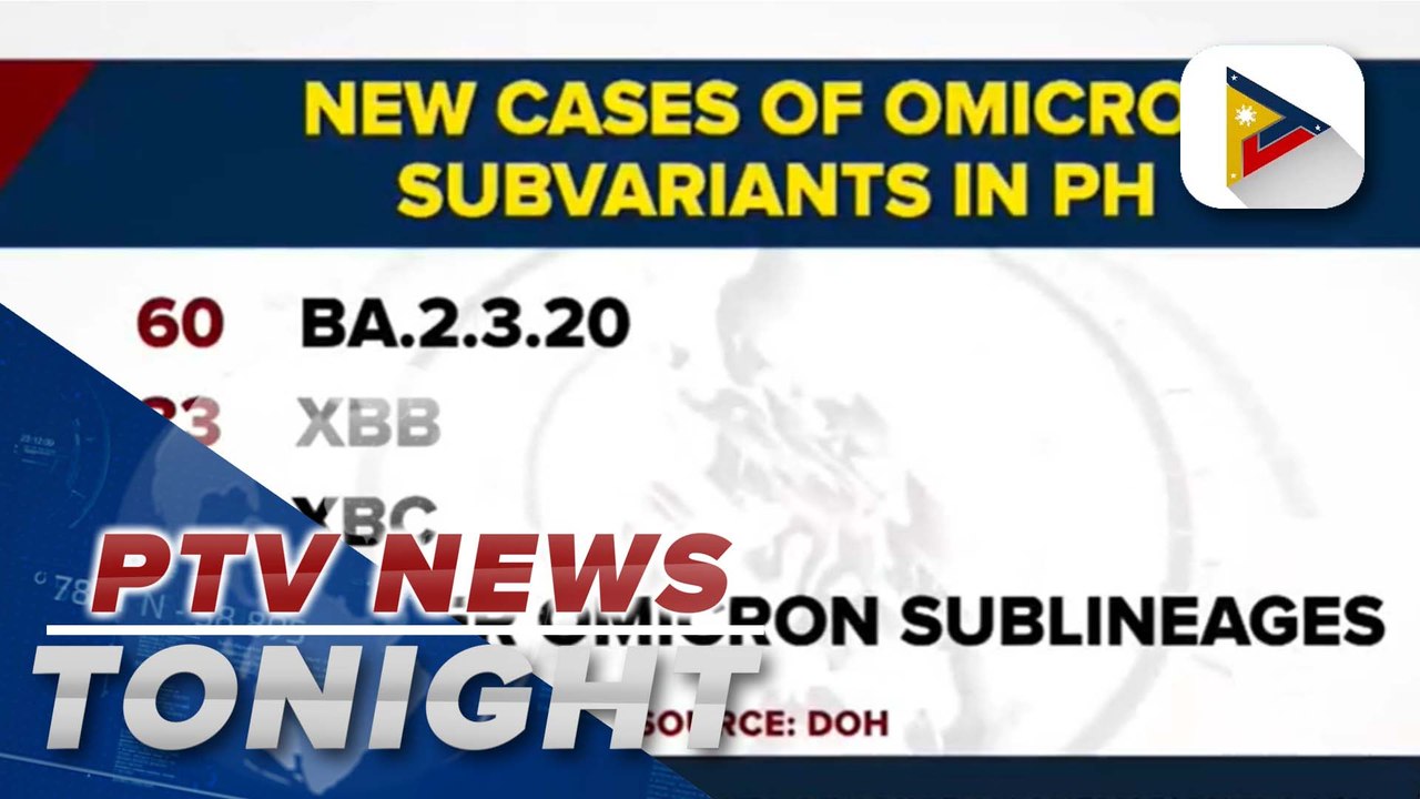 DOH detects 121 new cases of Omicron subvariants in PH