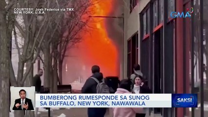 Bumberong rumesponde sa sunog sa Buffalo, New York, nawawala | Saksi