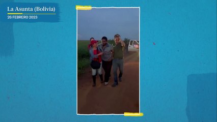 Hombre perdido en la selva de Bolivia