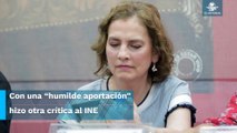 Beatriz Gutiérrez Müller manda mensaje a “diseñadores de cartelitos” del INE