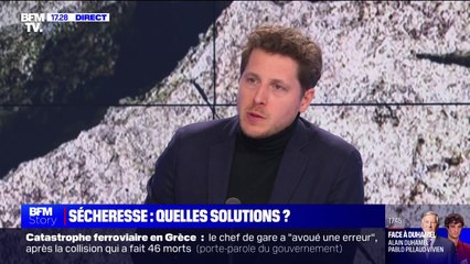 Julien Bayou sur la sécheresse: "Le plan du gouvernement, c'est de chanter faux pour qu'il pleuve un peu"