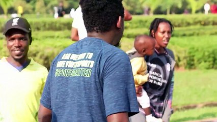 Street tennis; a growing sport in Rwanda