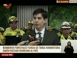 Arriban al país brigadistas venezolanos luego de combatir con éxito los incendios en Chile