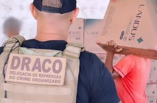 Quatro pessoas são presas e milhares de maços de cigarros apreendidos na cidade de Sousa