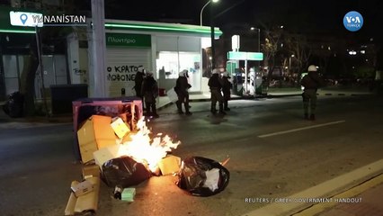 Tren Kazası Sonrasında Atina’da Protestolar