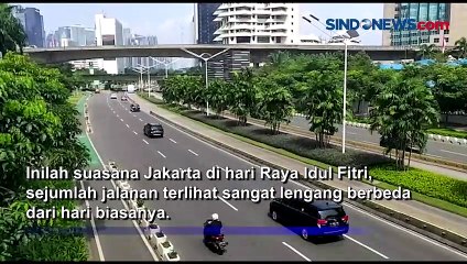 Hari Pertama Lebaran 2022, Suasana Jalanan Jakarta Lengang